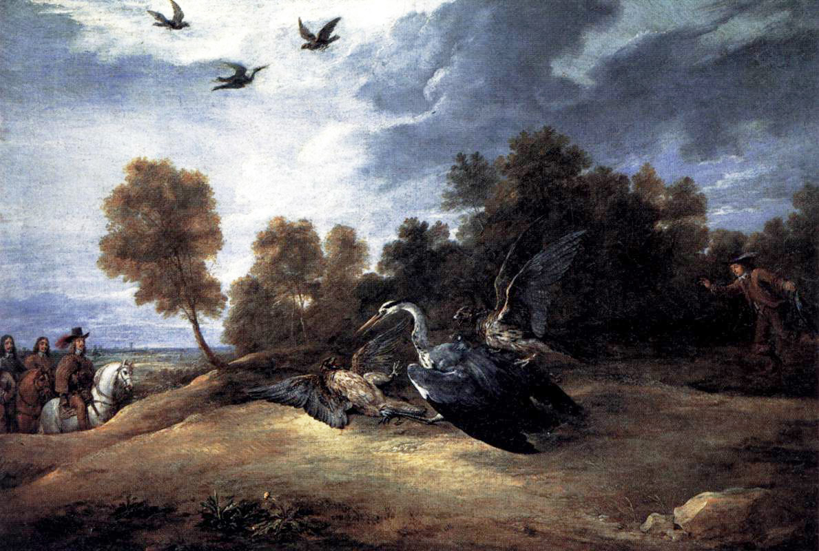 heron hunting with the archduke leopold wilhelm